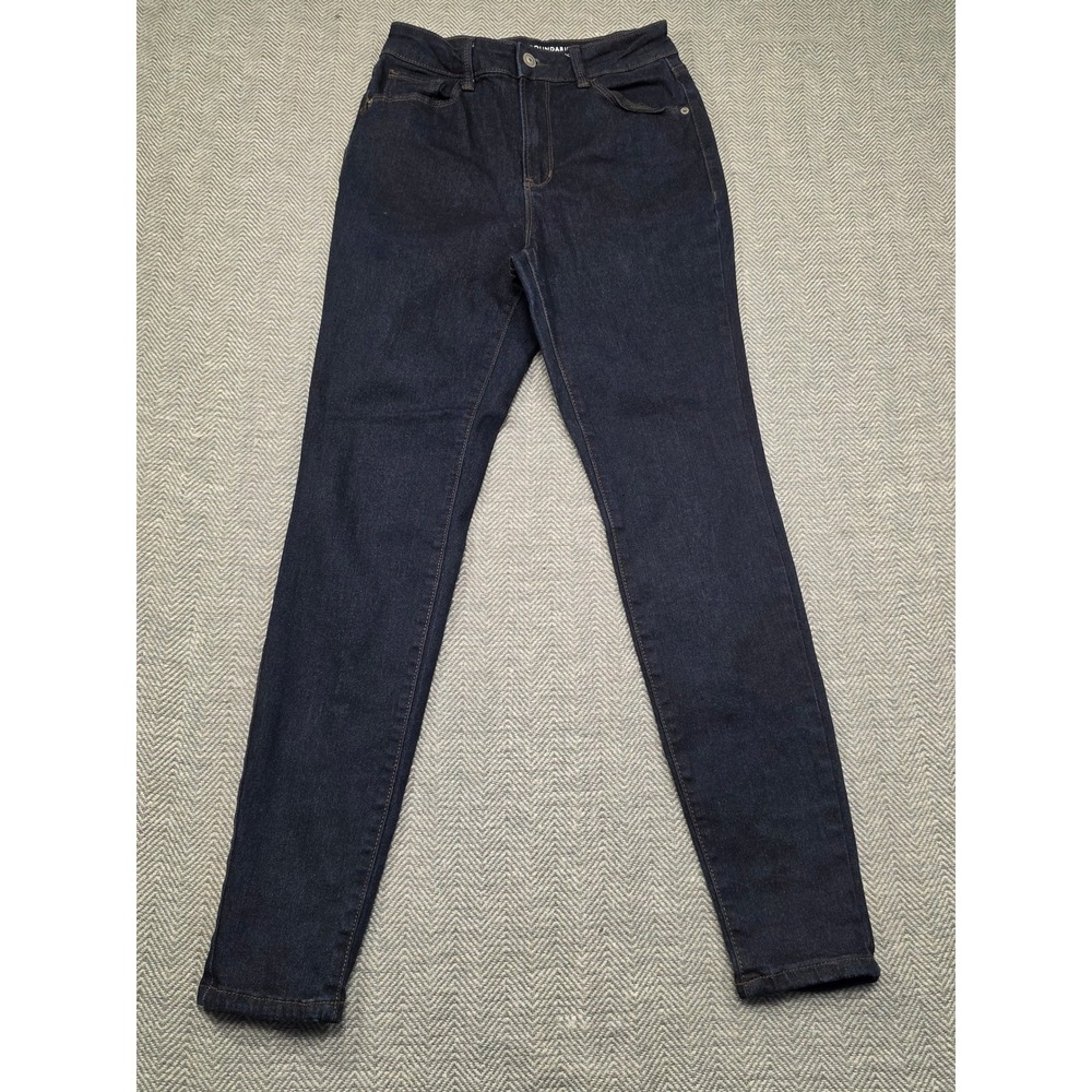 No Boundaries Womens High Rise Skinny Jeans Dark Wash Indigo Size 7 Stretch